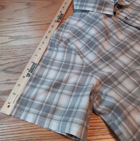 5.11 Tactical Short Sleeve Plaid Snap Up Men's Shirt Size L - Picture 11 of 11